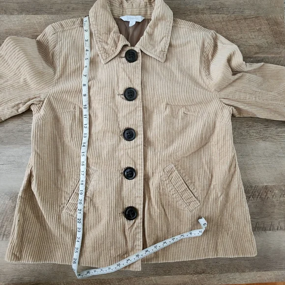 Relativity Women's Tan Corduroy Jacket - Picture 13 of 16